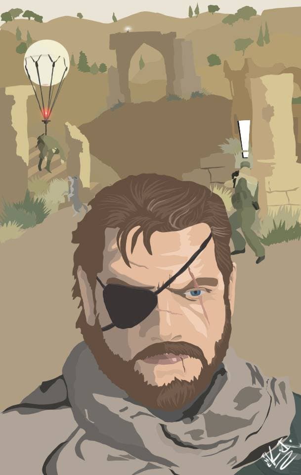 Metal Gear Solid V: Snake - Vector Art
